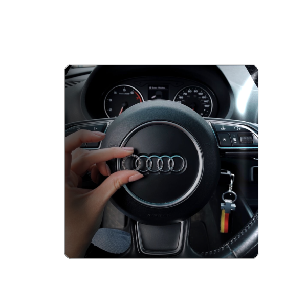 3D sticker "Audi is love"