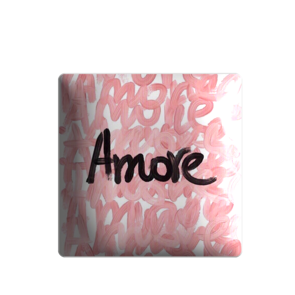 3D Sticker "AMOR Pink"