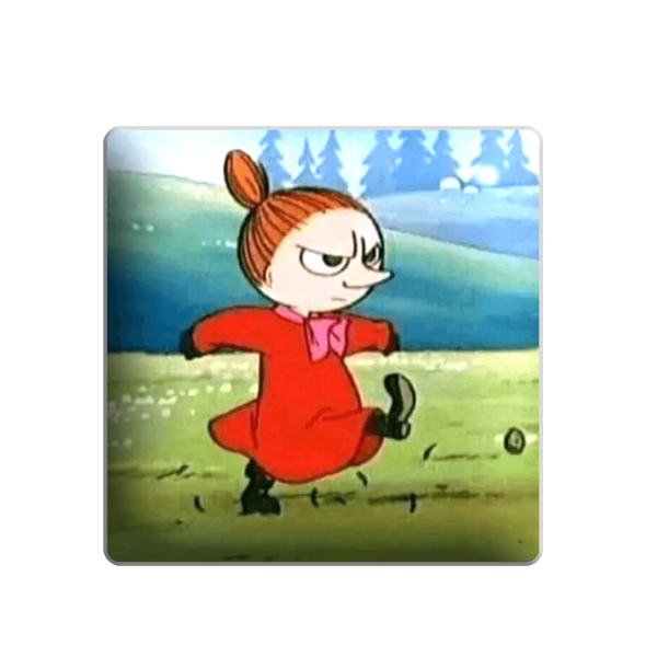 3D sticker "Angry Little My"