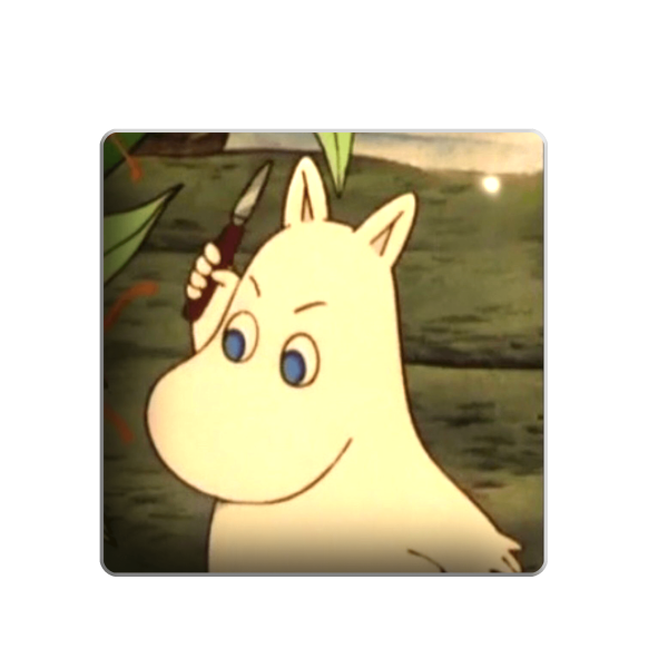 3D стікер "Moomins knife"