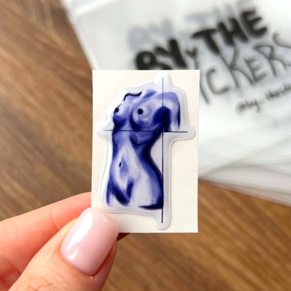 3D sticker "Woman body"
