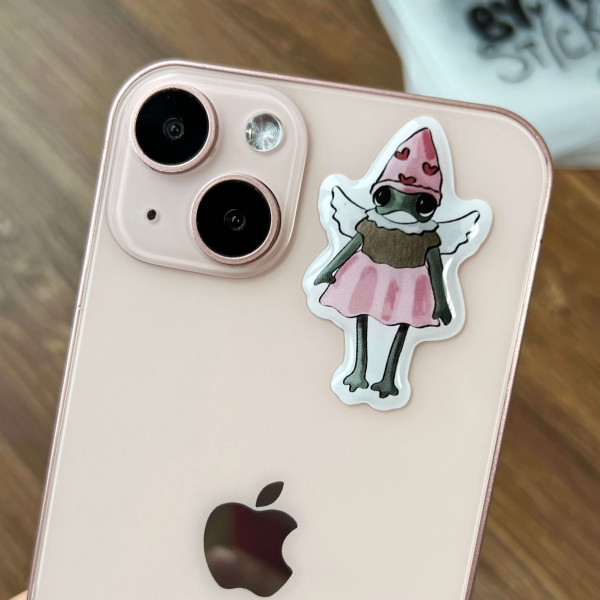 3D sticker "Little frog with wings"