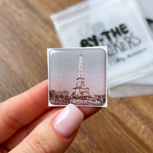 3D стікер "Eiffel pink dream"