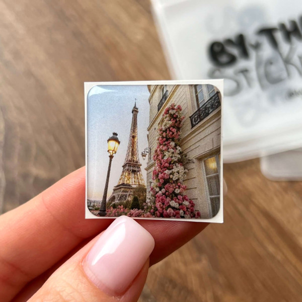 3D sticker "Pink Paris"