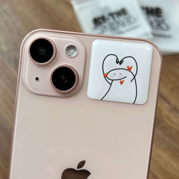 3D sticker "Love is in the air"