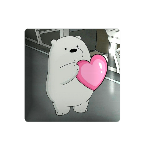 3D стікер "Bear and love"