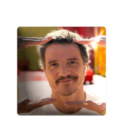 3D sticker "Pedro Pascal, you're perfect"