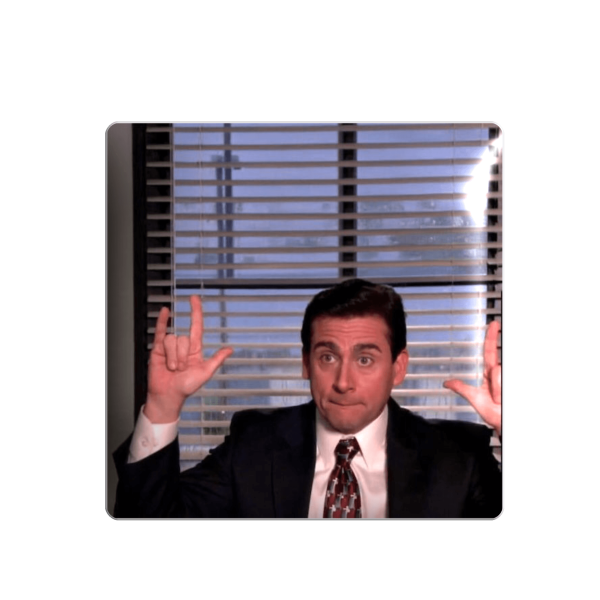 3D стікер "Michael Scott"