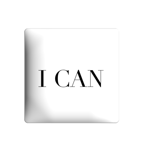 3D sticker "I CAN"