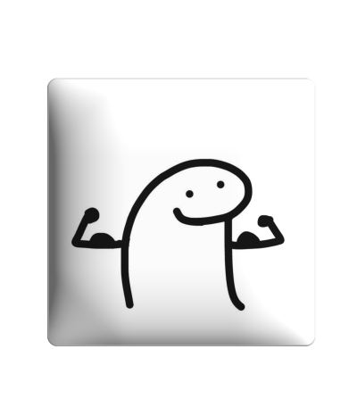 3D стікер "Man with biceps"