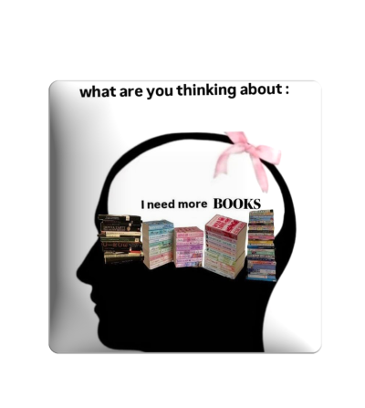 3D стікер "I need more books"