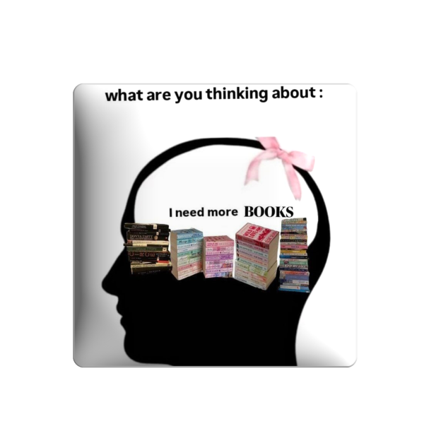 3D стікер "I need more books"