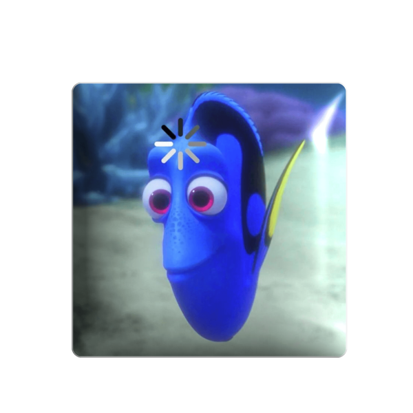 3D sticker "Dory"