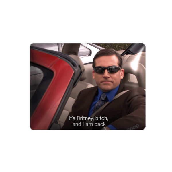 3D стікер "And I am back"