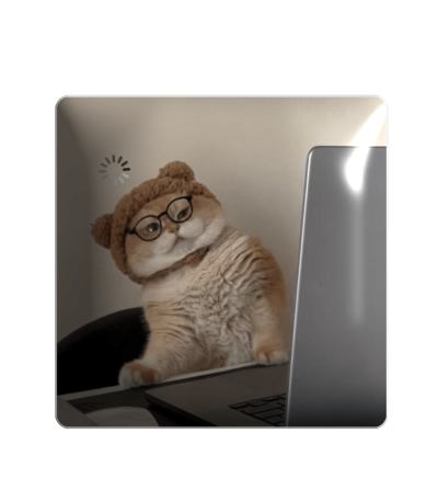 3D sticker "Work mood"