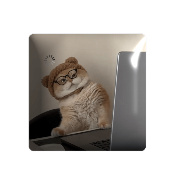 3D стікер "Work mood"
