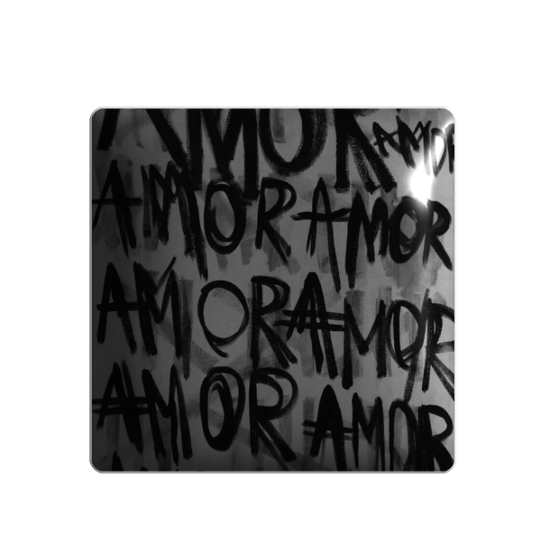 3D стікер "AMOR чорний"
