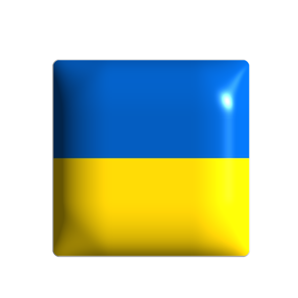 3D стікер "Прапор України"