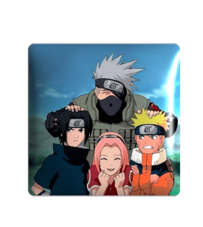 3D sticker "Team 7, Naruto"
