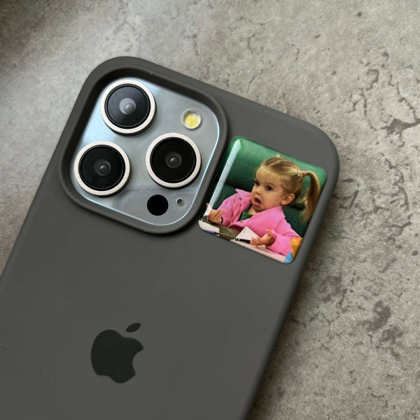 3D sticker "Surprised girl"