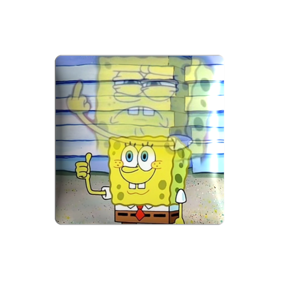 3D sticker "SpongeBob mood"