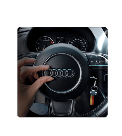 3D стікер "Audi is love"