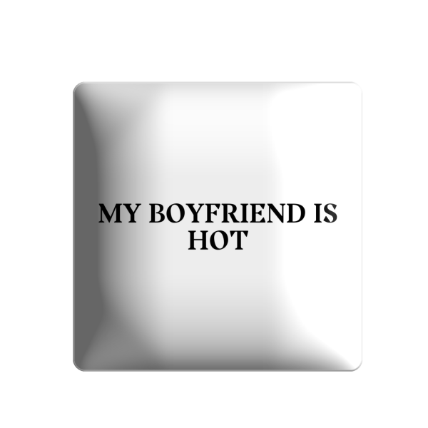 3D стікер "My boyfriend is hot"