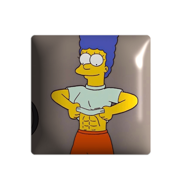 3D sticker "Marge Simpson"