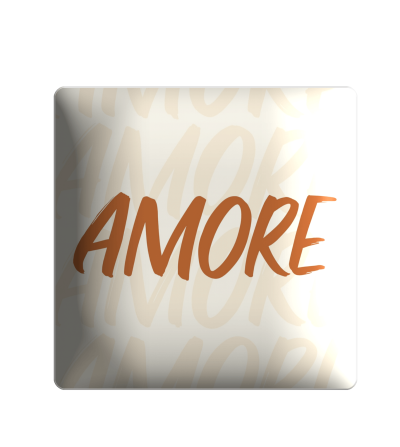 3D sticker "Amor yellow"
