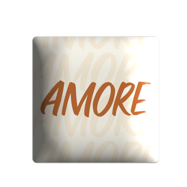 3D sticker "Amor yellow"