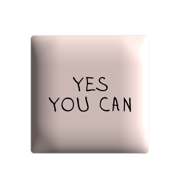 3D стікер "Yes you can"
