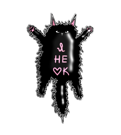 3D sticker "Я не ок"