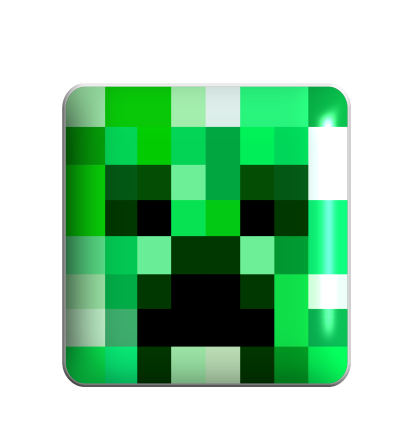 3D sticker "Creeper"