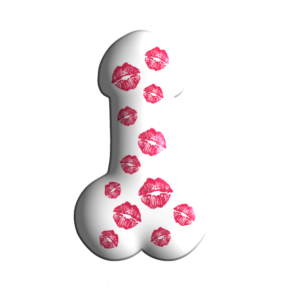 3D стікер "Dick with kisses"