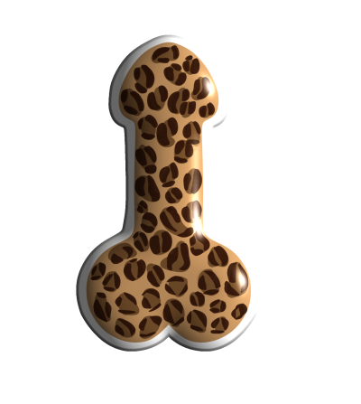 3D стікер "Leopard dick"