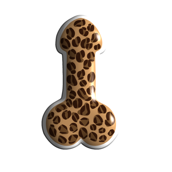 3D стікер "Leopard dick"