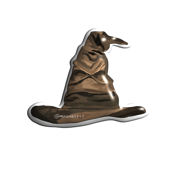 3D sticker “Harry Potter hat”