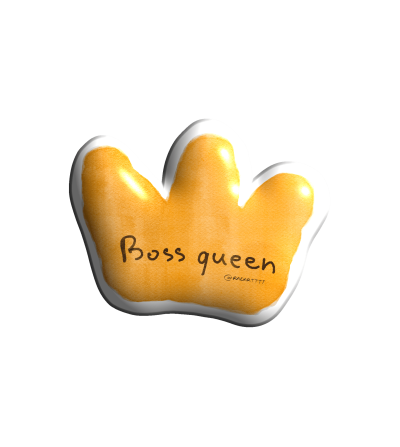 3D sticker "Boss queen"