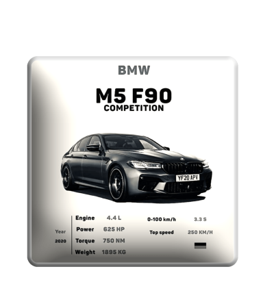 3D sticker "BMW M5 F90"