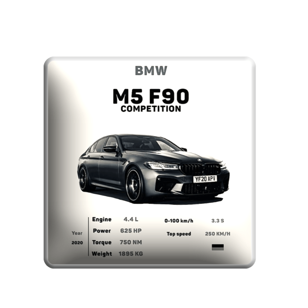 3D sticker "BMW M5 F90"
