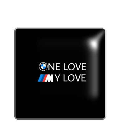 3D sticker "BMW one love my love"
