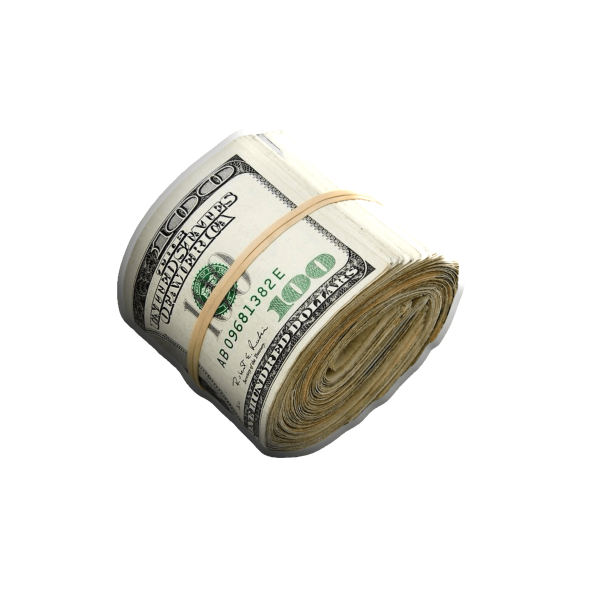 3D Sticker "Roll of Dollars" (updates)