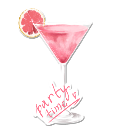 3D sticker "Cosmopolitan"