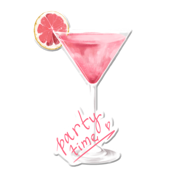 3D sticker "Cosmopolitan"