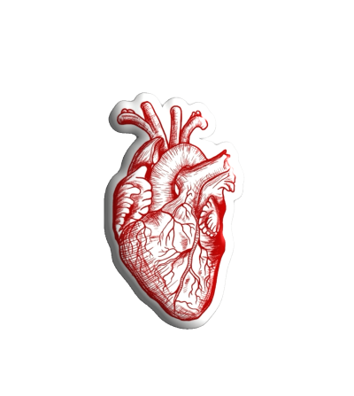 3D стікер "Red heart"