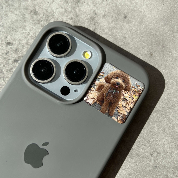 3D стікер "Коричневий песик"