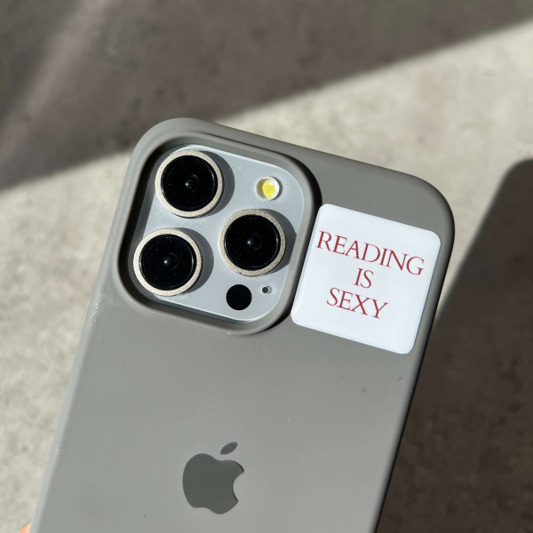3D sticker "Reading is sexy"