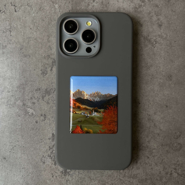 3D стікер "Autumn Mountains, розмір 5x6 см"