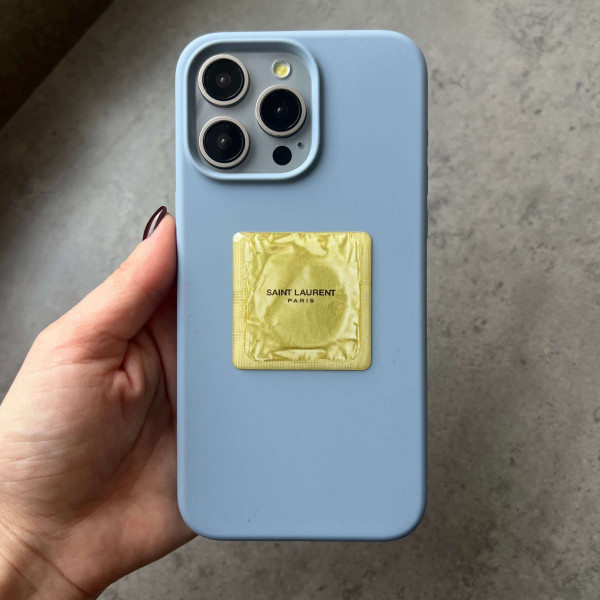 3D стікер "Saint Laurent Gold Condom"