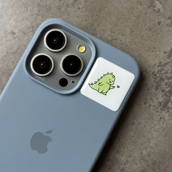 3D sticker "Green dinosaur"
